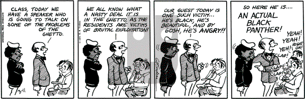 Doonesbury on Thursday March 11, 1971 Comic Strip