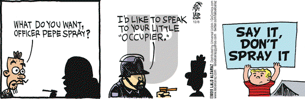 La Cucaracha on Thursday December 8, 2011 Comic Strip