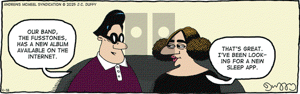 The Fusco Brothers on Friday April 18, 2025 Comic Strip