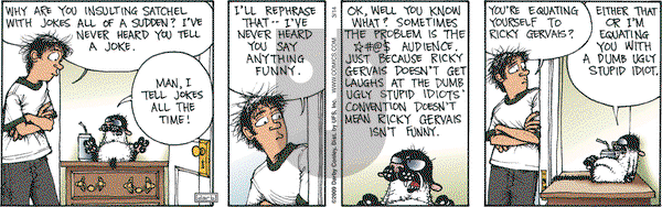 Get Fuzzy on Saturday March 14, 2009 Comic Strip