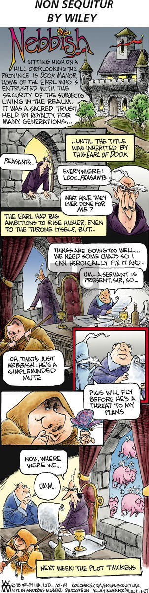 Non Sequitur on Sunday October 14, 2018 Comic Strip