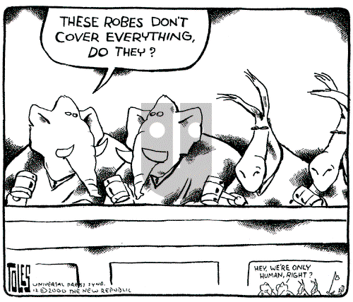Tom Toles on Friday December 8, 2000 Comic Strip