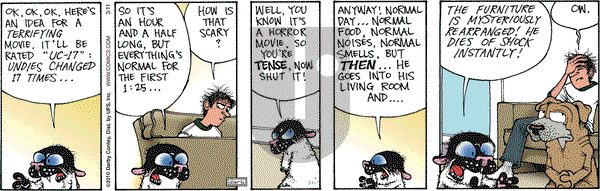 Get Fuzzy on Thursday March 11, 2010 Comic Strip
