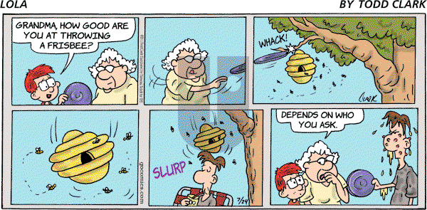 Lola - Sunday July 24, 2011 Comic Strip