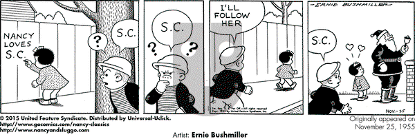Nancy Classics on Wednesday October 25, 2017 Comic Strip