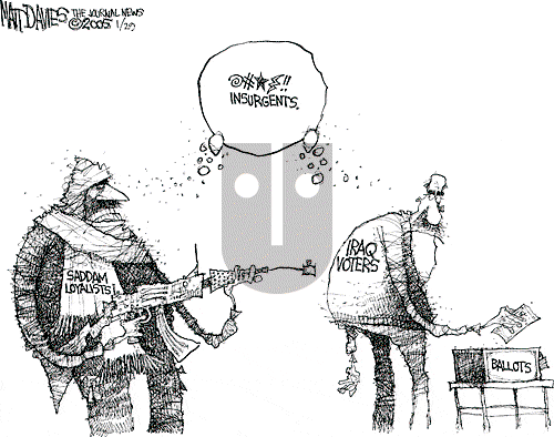 Matt Davies on Friday January 28, 2005 Comic Strip