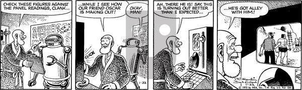 Alley Oop on Saturday January 22, 1972 Comic Strip