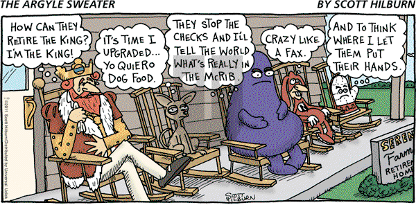 The Argyle Sweater on Sunday November 20, 2011 Comic Strip