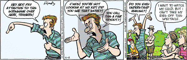 Cleats - Tuesday June 11, 2002 Comic Strip