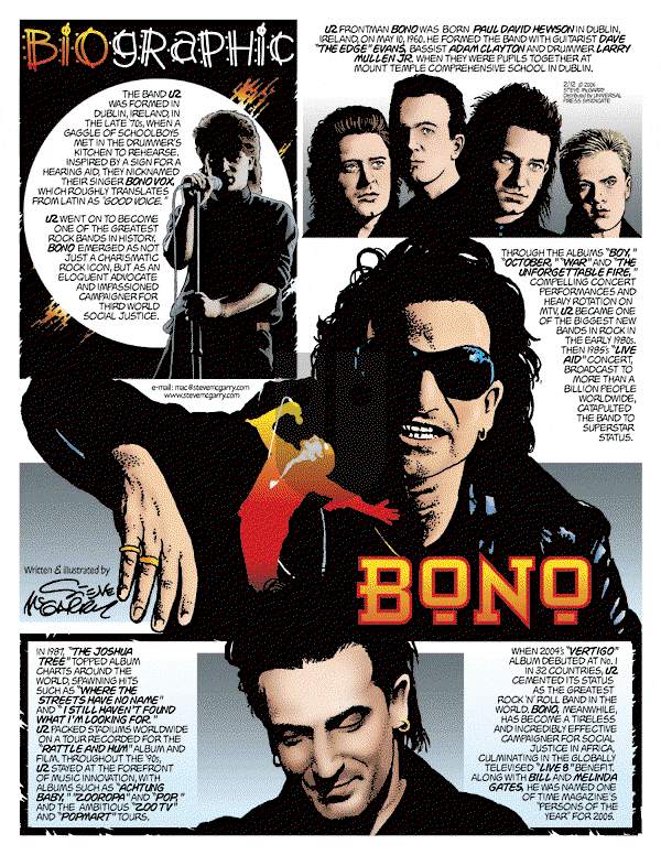 Biographic on Sunday February 12, 2006 Comic Strip