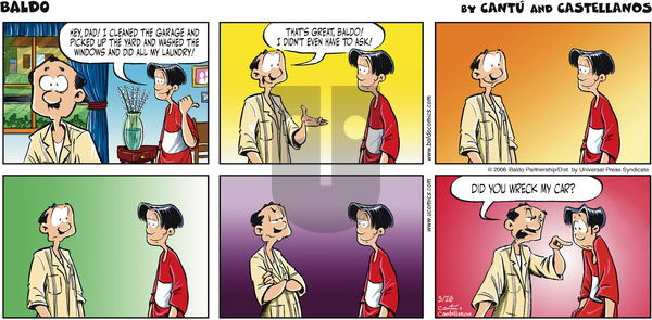 Baldo on Tuesday April 4, 2006 Comic Strip