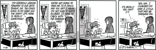 Doonesbury on Monday November 20, 1978 Comic Strip