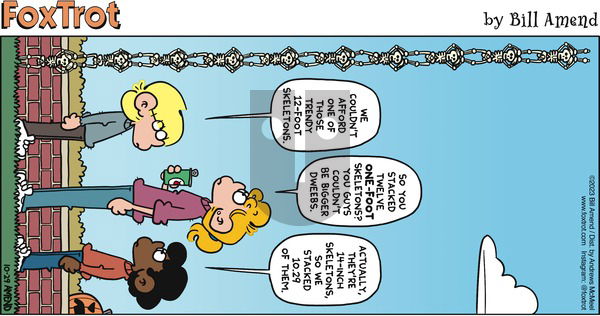 FoxTrot on Sunday October 29, 2023 Comic Strip