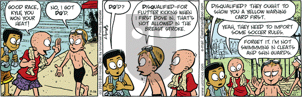 Cleats on Wednesday July 16, 2003 Comic Strip