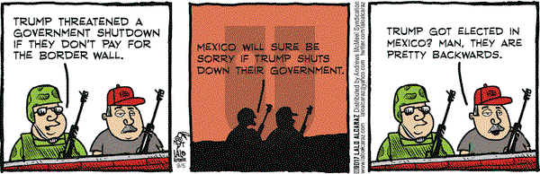 La Cucaracha on Tuesday September 5, 2017 Comic Strip