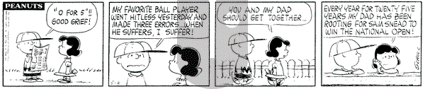 Peanuts on Monday May 6, 1963 Comic Strip