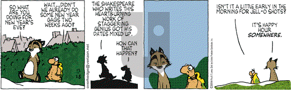 Over the Hedge on Monday December 28, 2009 Comic Strip
