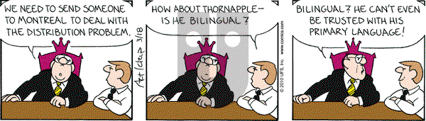 The Born Loser on Thursday March 18, 2010 Comic Strip