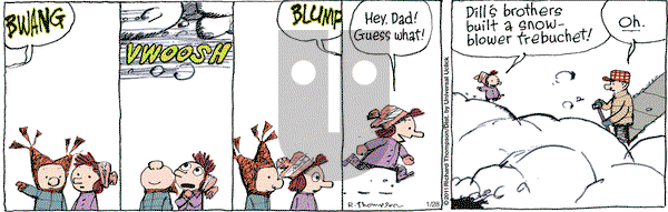 Cul de Sac on Thursday January 28, 2016 Comic Strip