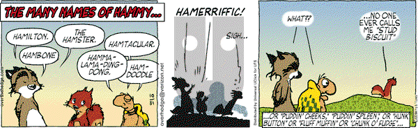 Over the Hedge on Monday October 31, 2011 Comic Strip