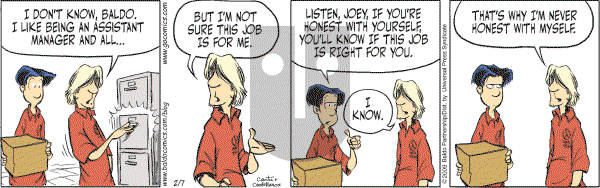 Baldo - Saturday February 7, 2009 Comic Strip