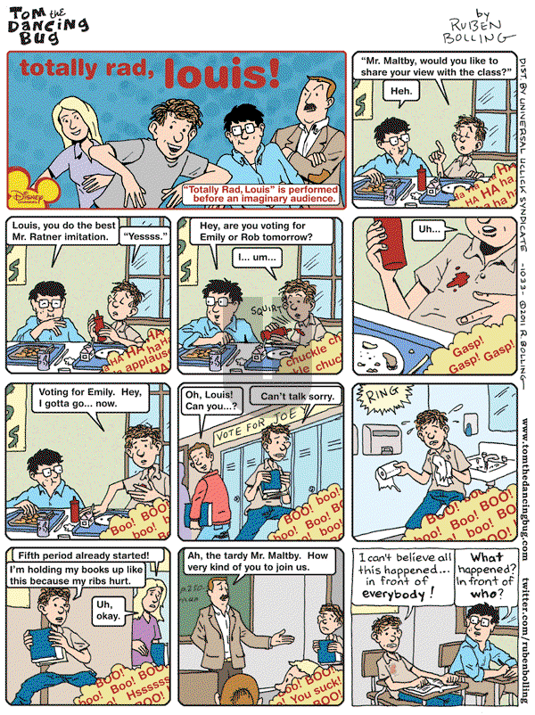 Tom the Dancing Bug on Friday April 15, 2011 Comic Strip