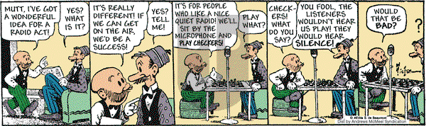 Mutt & Jeff - Saturday September 22, 2018 Comic Strip