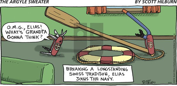 The Argyle Sweater on Sunday September 23, 2018 Comic Strip