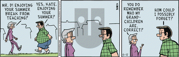 Grand Avenue on Wednesday August 12, 2020 Comic Strip