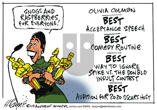 Henry Payne on Wednesday February 27, 2019 Comic Strip