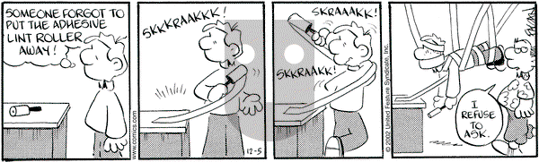 Drabble on Thursday December 5, 2002 Comic Strip