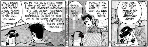 Get Fuzzy on Thursday December 5, 2002 Comic Strip
