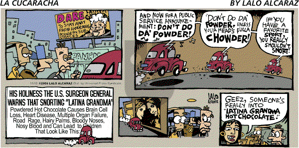 La Cucaracha on Sunday November 13, 2005 Comic Strip