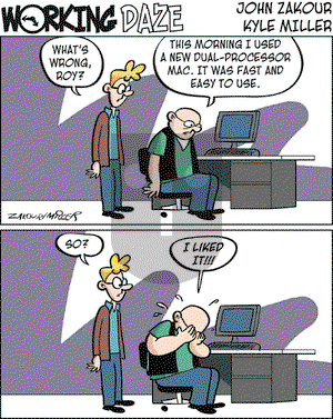 Working Daze on Friday January 19, 2007 Comic Strip