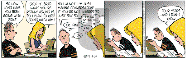 Luann - Wednesday August 20, 2003 Comic Strip