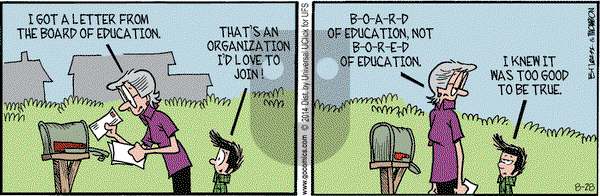 Grand Avenue on Thursday August 28, 2014 Comic Strip