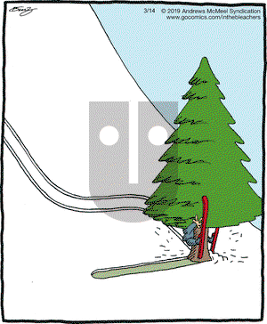 In the Bleachers on Thursday March 14, 2019 Comic Strip