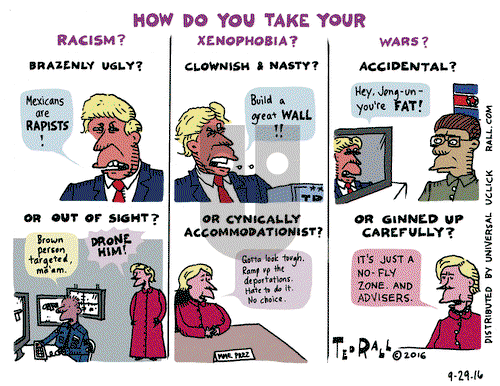 Ted Rall on Thursday September 29, 2016 Comic Strip