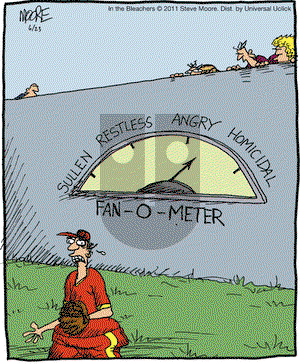 In the Bleachers on Thursday June 23, 2011 Comic Strip