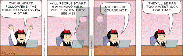 Nancy on Monday December 9, 2019 Comic Strip