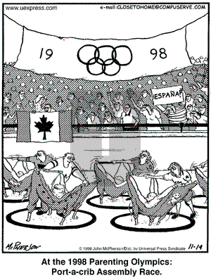 Close to Home on Saturday November 14, 1998 Comic Strip