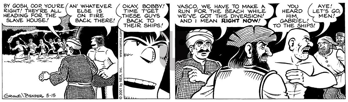 Alley Oop - Tuesday May 15, 2001 Comic Strip