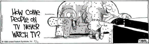 The Buckets on Tuesday February 10, 1998 Comic Strip