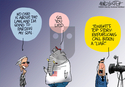 Mike Lester on Tuesday December 3, 2024 Comic Strip