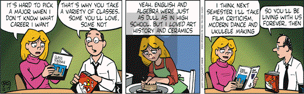 Luann on Wednesday December 17, 2014 Comic Strip