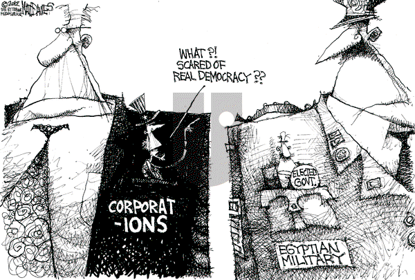 Matt Davies on Wednesday June 20, 2012 Comic Strip