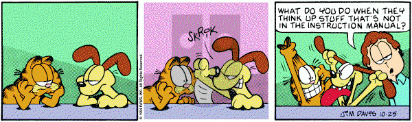 Garfield on Tuesday October 25, 1994 Comic Strip