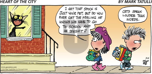 Heart of the City on Sunday March 13, 2016 Comic Strip