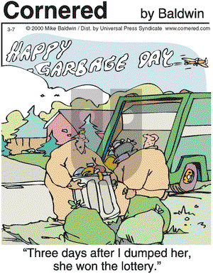 Cornered on Tuesday March 7, 2000 Comic Strip