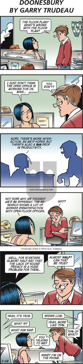 Doonesbury on Sunday February 8, 2015 Comic Strip